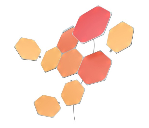 Nanoleaf Shapes Hexagons Starter Kit (9 paneli, kontroler) - 651643 - zdjęcie
